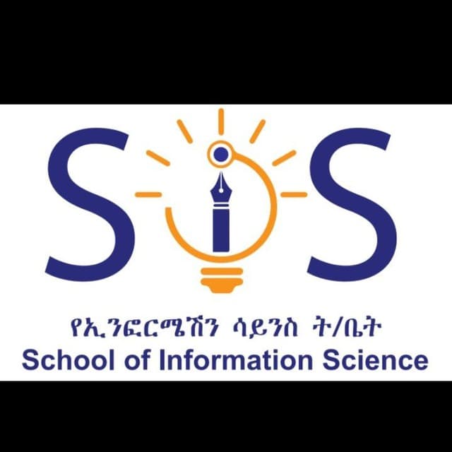  School of Information Science, Addis Ababa University logo